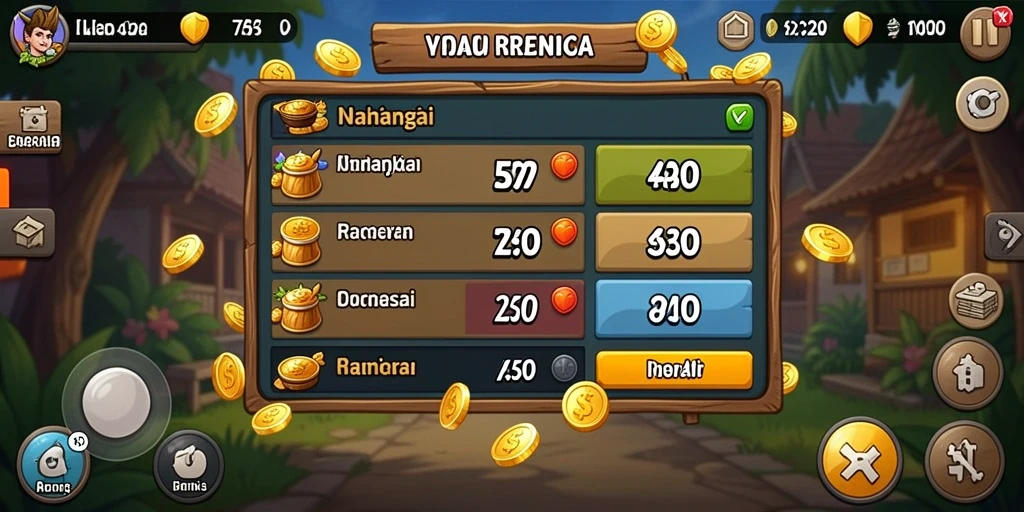 Tangkapan layar saat memenangkan level.