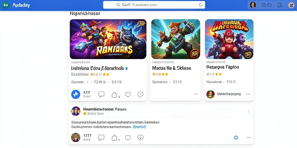 Pengguna sedang bersenang-senang di fitur chat aplikasi.