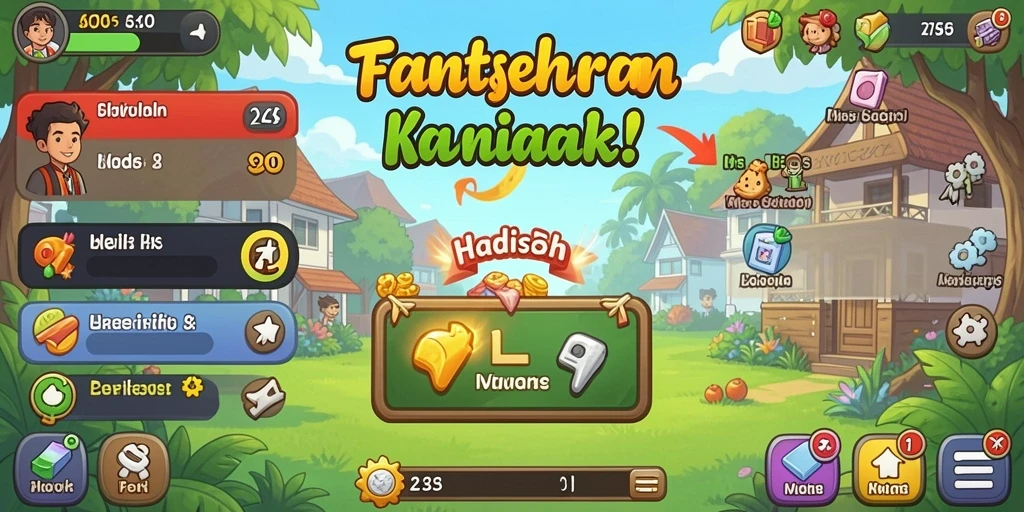 Karakter yang dapat dipilih untuk pengalaman unik.